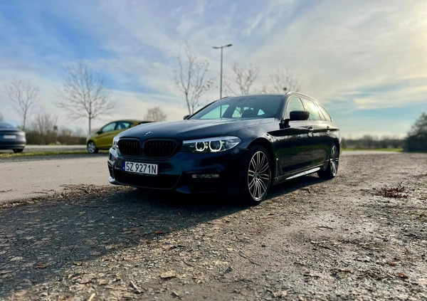 BMW Seria 5 cena 98400 przebieg: 190000, rok produkcji 2017 z Wołów małe 742